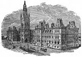 Ottawa, Canadian Parliament Buildings engraving