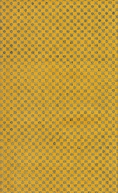 golden yellow endpaper with black star pattern