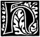 Initial H engraving