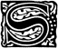 Initial S engraving