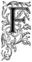 Initial F engraving