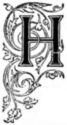 Initial H engraving