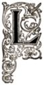 Initial L engraving