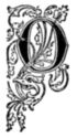 Initial O engraving