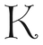 Calligraph Initial K engraving
