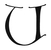 Calligraph Initial U engraving