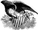 American eagle engraving