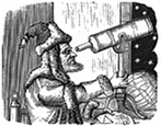 astronomer engraving