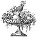 Centrepiece engraving