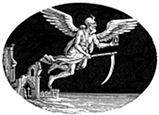 New Year, Father Time engraving