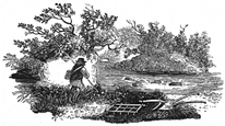 fishing engraving