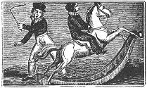 Rocking horse engraving