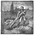 woodsman, dead wood engraving