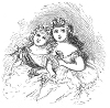 flower girls engraving