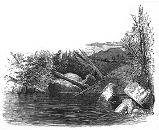 tailpiece, still pool, engraving